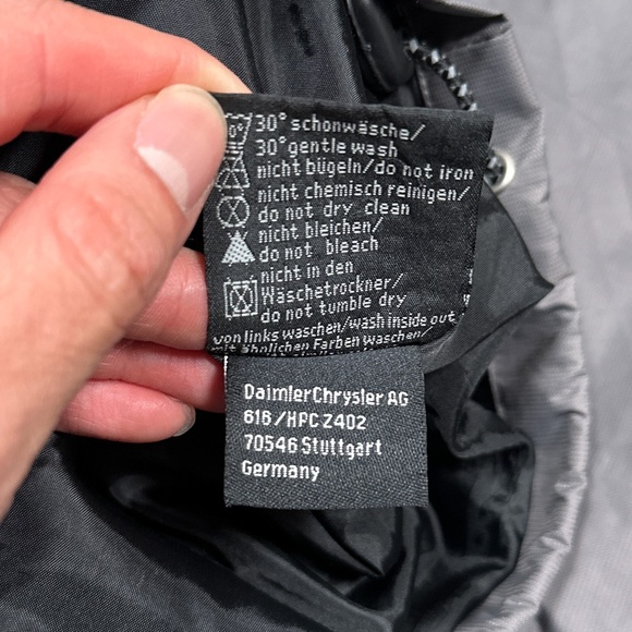 Vintage Mercedes Benz Formula 1 F1 Racing Gray Windbreaker Jacket Mens XL - Picture 15 of 16